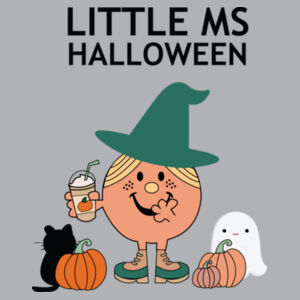 Little Ms Halloween Premium Crew Design