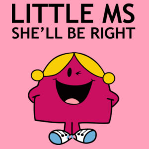 Little Ms She'll Be Right Crop Tee Design