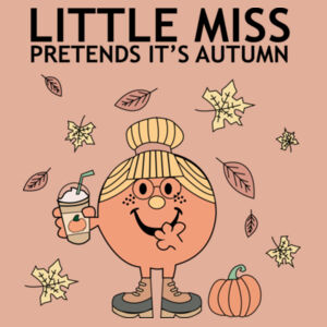 Little Ms Pretends It's Autumn Crop Crew Design
