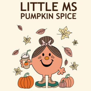 Little Ms Pumpkin Spice - Shoulder Tote Design