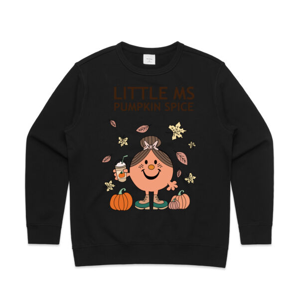 Little Ms Pumpkin Spice Premium Crew Thumbnail