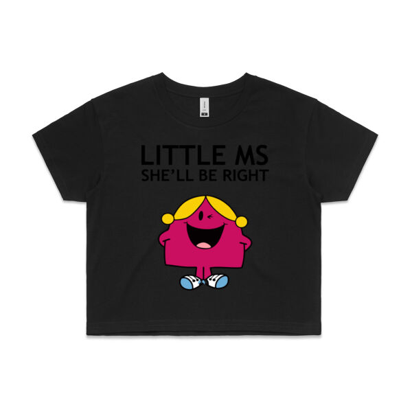 Little Ms She'll Be Right Crop Tee Thumbnail